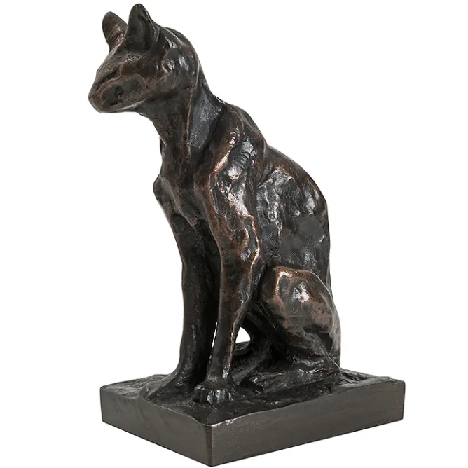 Boutiques de musées Moulage Chat abyssin assis Théophile Alexandre Steinlen Outlet