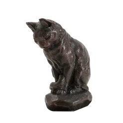 Art Européen<Boutiques de musées Moulage Chat assis Barye