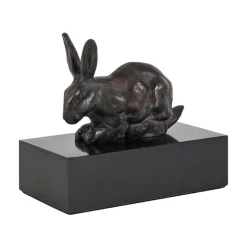 Boutiques de musées Moulage Lapin couché Barye Outlet