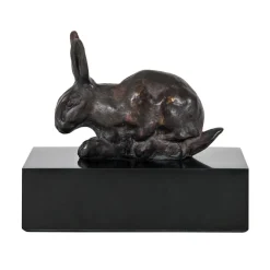 Boutiques de musées Moulage Lapin couché Barye Outlet