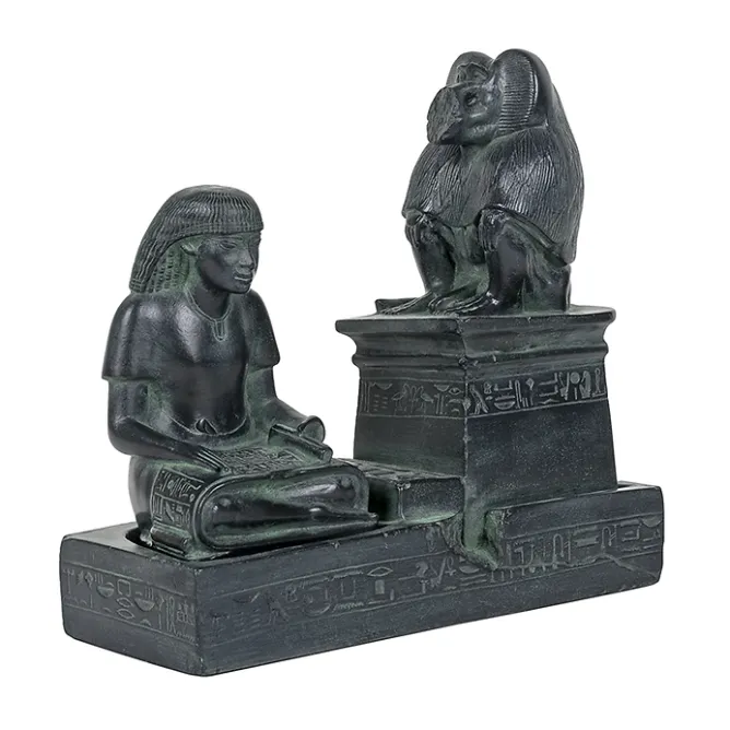Boutiques de musées Moulage Scribe royal Nebmertouf et Dieu Thot Clearance