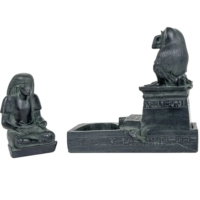 Boutiques de musées Moulage Scribe royal Nebmertouf et Dieu Thot Clearance