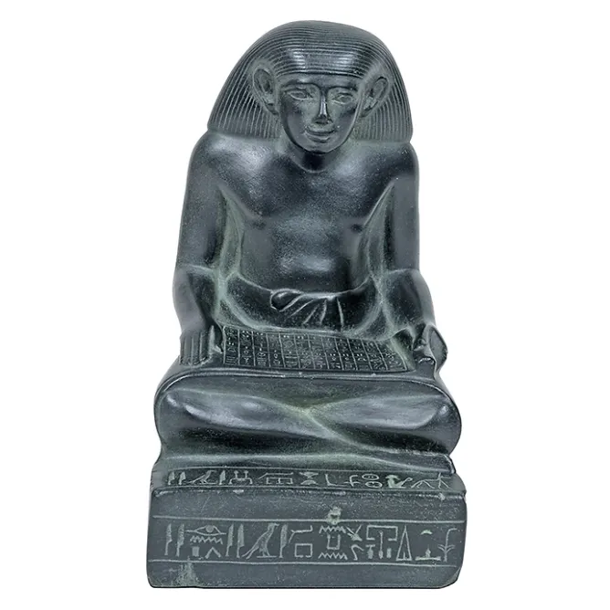 Boutiques de musées Moulage Statuette égyptienne du scribe Iay Clearance