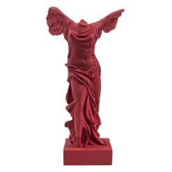 Antiquités Gallo-Romaines & Gréco-Romaines<Boutiques de musées Moulage Victoire de Samothrace 34 cm - Rouge sombre