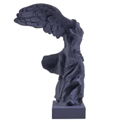 Antiquités Gallo-Romaines & Gréco-Romaines<Boutiques de musées Moulage Victoire de Samothrace 34 cm - Bleu poudre