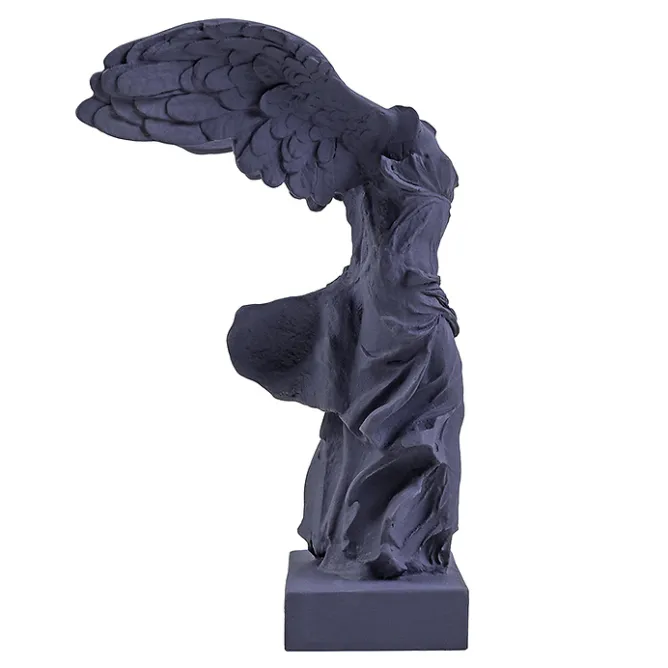 Antiquités Gallo-Romaines & Gréco-Romaines<Boutiques de musées Moulage Victoire de Samothrace 34 cm - Bleu poudre