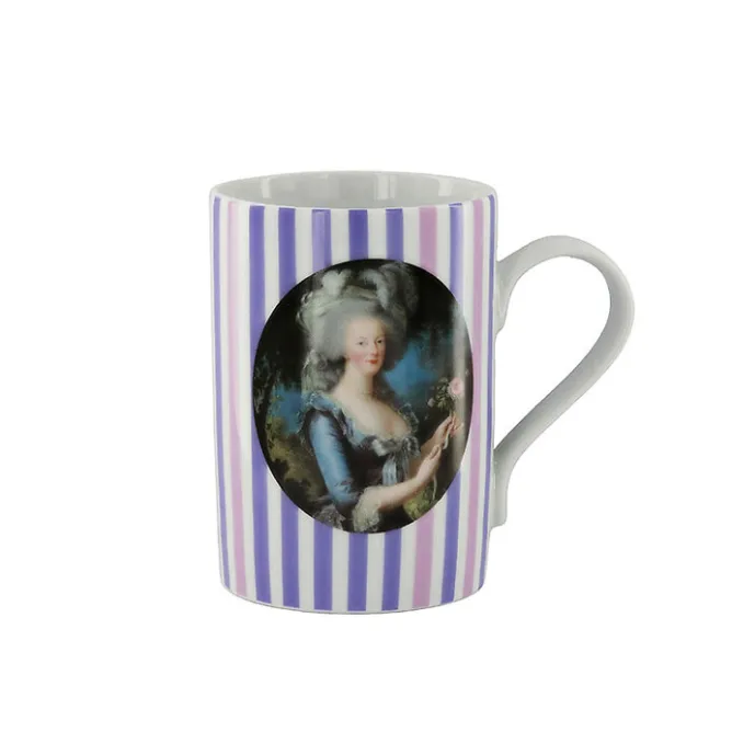 Boutiques de musées Mug Portrait de la reine Marie-Antoinette dit « à la rose »