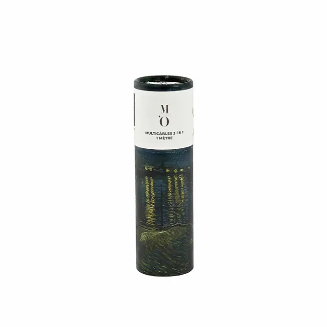 Boutiques de musées Multicâbles 3 en 1 - 1 mètre Vincent van Gogh - La Nuit étoilée New