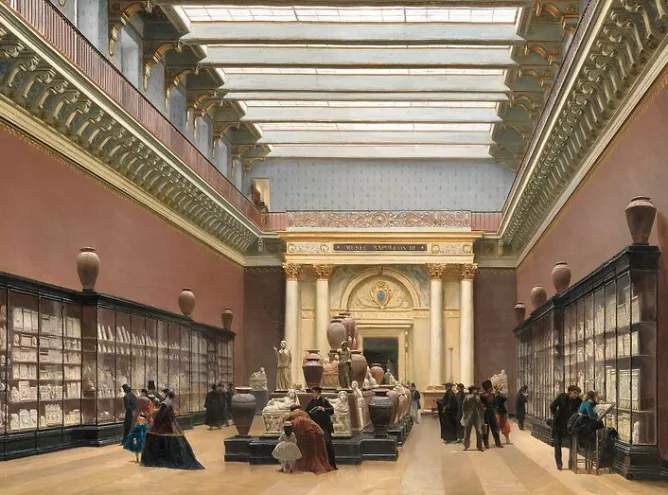 Boutiques de musées Musée Napoléon III. Salle des terres cuites au Louvre (panneaux acryliques) Online