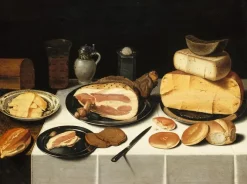 Boutiques de musées Nature morte au jambon (affiches d'art encadrées) New