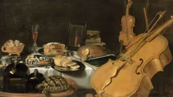 Boutiques de musées Nature morte aux instruments de musique (panneaux acryliques) Hot