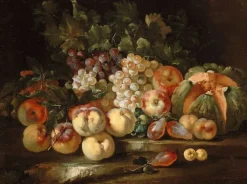 Panneaux Acryliques|Toiles Encadrées<Boutiques de musées Nature morte aux raisins et aux pommes (panneaux acryliques)