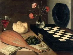 Boutiques de musées Nature morte à l'échiquier (panneaux acryliques) Discount