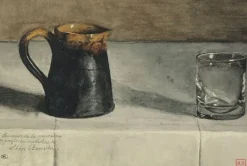 Boutiques de musées Nature morte : pichet et verre sur une table (panneaux acryliques) Outlet