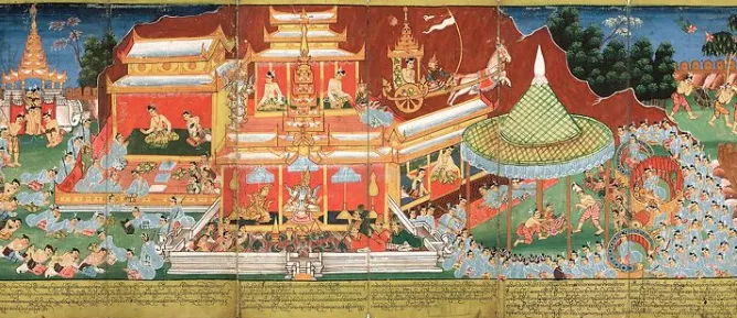 Affiches D'Art|Affiches D'Art Encadrées<Boutiques de musées Nemi Jataka (détail) (affiches d'art)