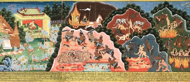 Boutiques de musées Nemi Jataka (détail) (toiles encadrées) New