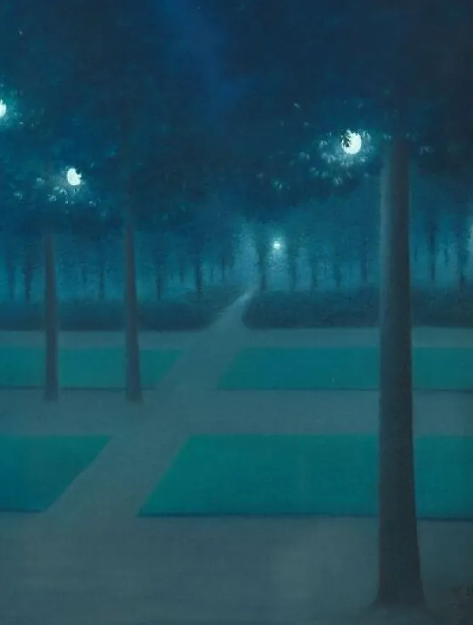 Panneaux Aluminium|Toiles Sur Châssis<Boutiques de musées Nocturne au Parc Royal de Bruxelles (panneaux aluminium)