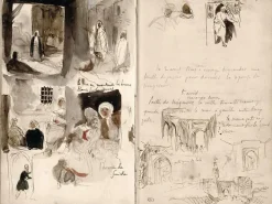 Boutiques de musées Notes et croquis pris à Meknès (affiches d'art) Hot
