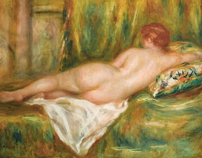 Boutiques de musées Nu couché, vu de dos ou Le Repos après le bain (panneaux aluminium) Sale