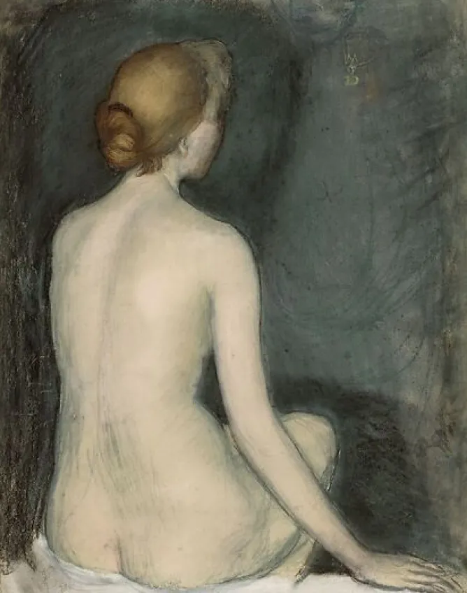 Boutiques de musées Nu, femme assise, de dos (détail) (toiles encadrées) Hot