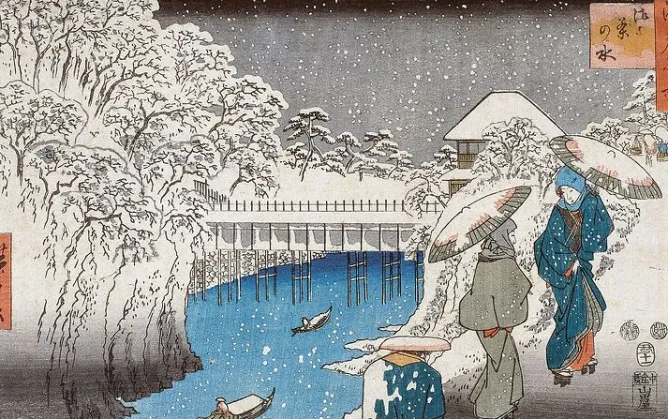 Boutiques de musées Ochanomizu, 1797-1858 (toiles sans cadre)