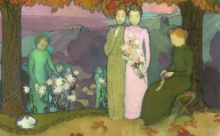 Boutiques de musées Octobre ou Soir d'octobre (toiles sur châssis) Sale