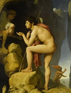 Toiles Sans Cadre|Affiches D'Art Encadrées<Boutiques de musées Oedipe explique l'énigme du Sphinx (toiles sans cadre)