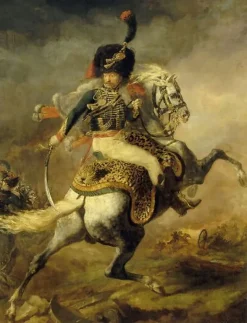 Boutiques de musées Officier de chasseurs à cheval de la garde impériale chargeant (panneaux acryliques) New