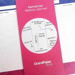 Boutiques de musées Organiseur Semainier Logo Grand Palais Sale