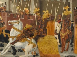 Panneaux Acryliques|Affiches D'Art Encadrées<Boutiques de musées Panneau de cassone : combat de cavalerie sous les murs de Troie II/II (panneaux acryliques)
