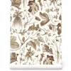 Boutiques de musées Papier peint intissé Herbier du roi - Bronze - 270 x 53 cm - Maison Baluchon Hot