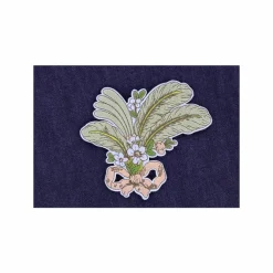 Accessoires<Boutiques de musées Patch brodé thermocollant Galerie des modes Plume - 11 x 10 cm