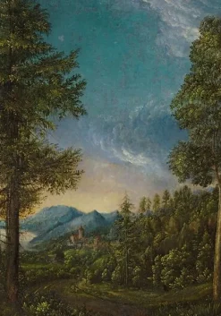 Panneaux Acryliques|Toiles Sans Cadre<Boutiques de musées Paysage au château (panneaux acryliques)
