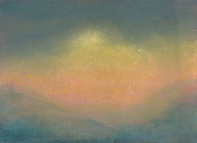 Boutiques de musées Paysage au soleil couchant (panneaux acryliques) Clearance
