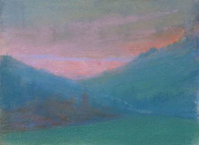 Panneaux Aluminium|Panneaux Acryliques<Boutiques de musées Paysage de montagne au soleil couchant (panneaux aluminium)