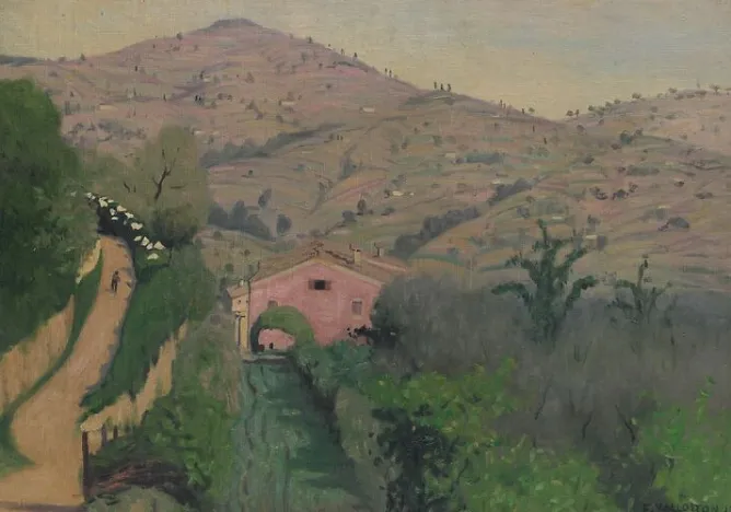 Toiles Encadrées|Toiles Sur Châssis<Boutiques de musées Paysage des environs de Pérouse (toiles encadrées)