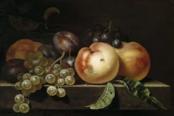 Panneaux Aluminium|Toiles Encadrées<Boutiques de musées Pêche, prunes et raisins (panneaux aluminium)