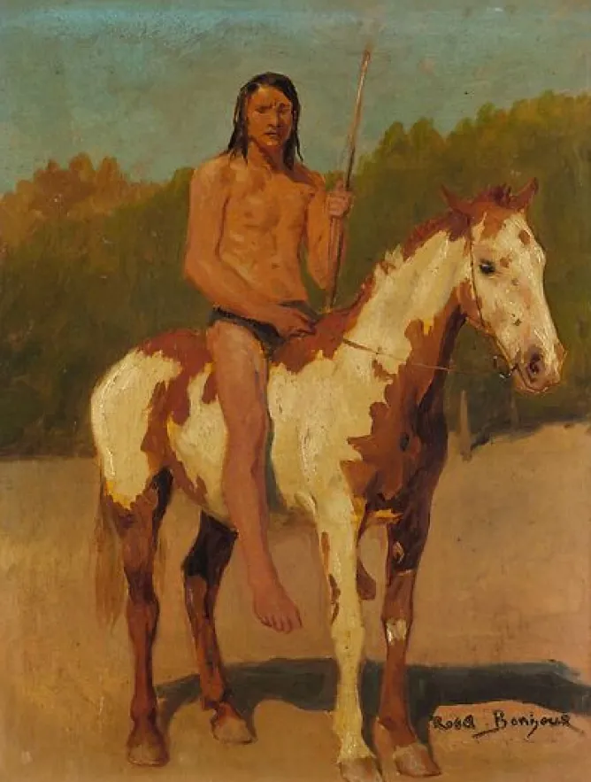 Toiles Sur Châssis|Panneaux Acryliques<Boutiques de musées Peau-Rouge à cheval (toiles sur châssis)