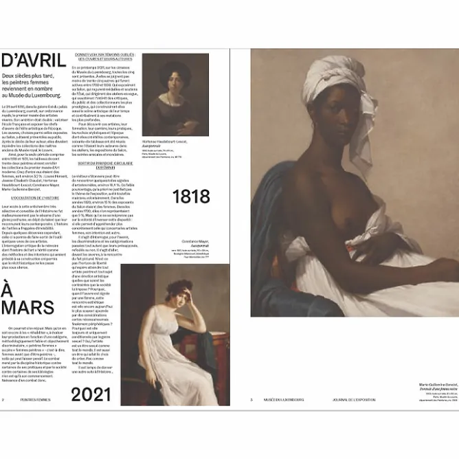 Boutiques de musées Peintres femmes - 1780-1830 - Naissance d'un combat - Journal de l'exposition Best