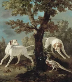 Panneaux Acryliques|Toiles Encadrées<Boutiques de musées Perle et Ponne, chiennes de la meute de Louis XV (panneaux acryliques)