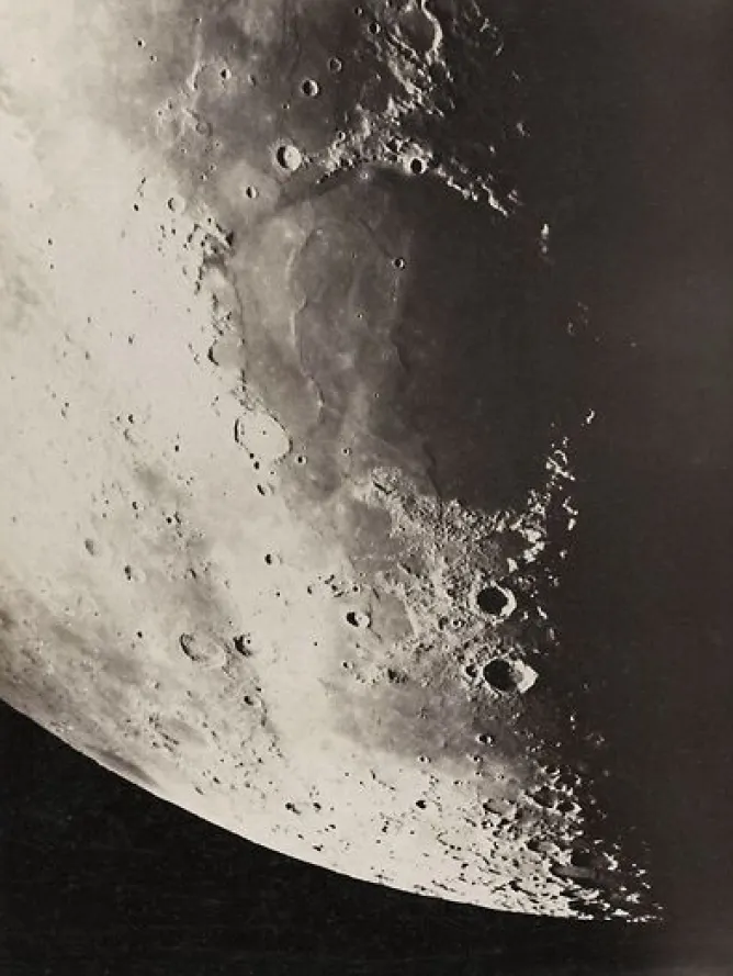 Panneaux Acryliques|Affiches D'Art Encadrées<Boutiques de musées Photographie lunaire, Corne Nord, 27 mars 1890, Observatoire de Paris (panneaux acryliques)