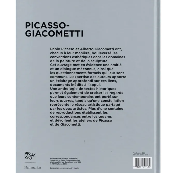 Boutiques de musées Picasso-Giacometti - Catalogue d'exposition Discount