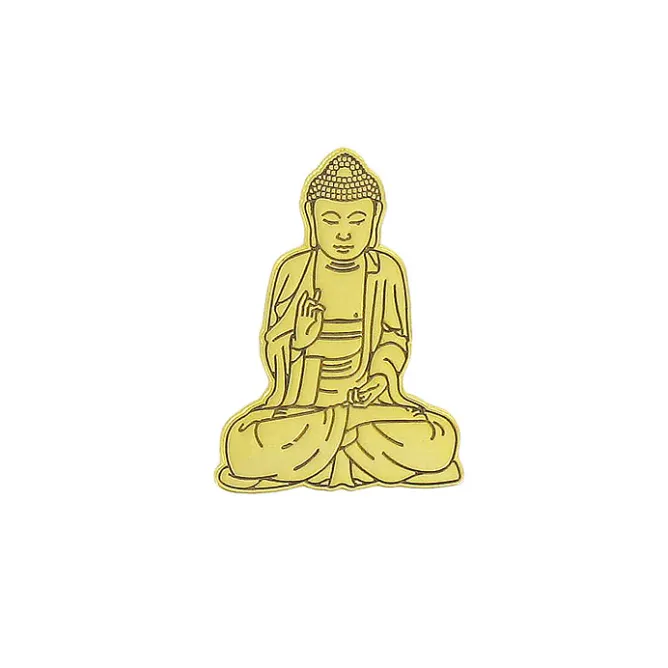 Boutiques de musées Pin's Bouddha enseignant Outlet