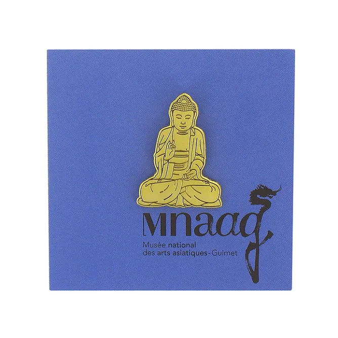 Boutiques de musées Pin's Bouddha enseignant Outlet