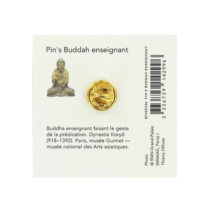 Boutiques de musées Pin's Bouddha enseignant Outlet