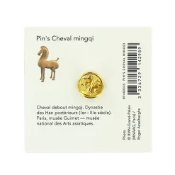 Boutiques de musées Pin's Cheval mingqi
