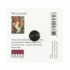 Boutiques de musées Pin's Licorne - Musée de Cluny Online