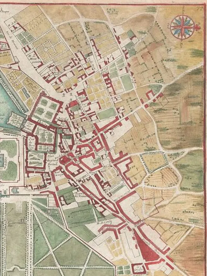 Toiles Encadrées|Toiles Sur Châssis<Boutiques de musées Plan d'ensemble de Fontainebleau (toiles encadrées)
