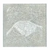 Design|Art De La Maison<Boutiques de musées Plaque de zinc Focus Paris 7e arrondissement - Toit de Paris - 12 x 12 cm