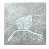 Design|Art De La Maison<Boutiques de musées Plaque de zinc Focus Paris 8e arrondissement - Toit de Paris - 12 x 12 cm